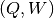 (Q, W)